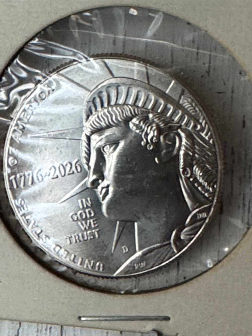 United States Commemorative 1776-2026 Liberty Silver Coin
